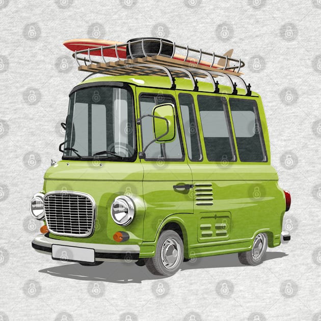 Cartoon Camper Van by Mechanik